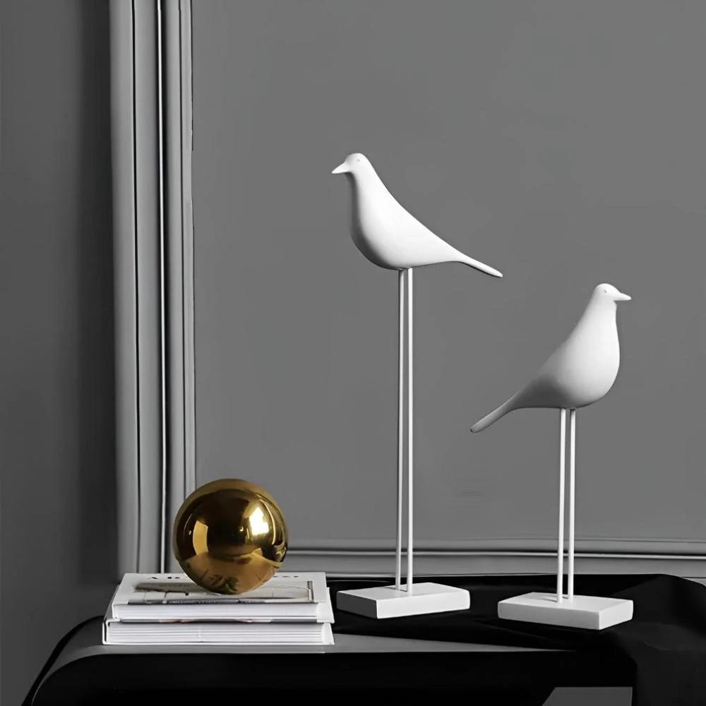 Minimalist Bird Decor Figurines