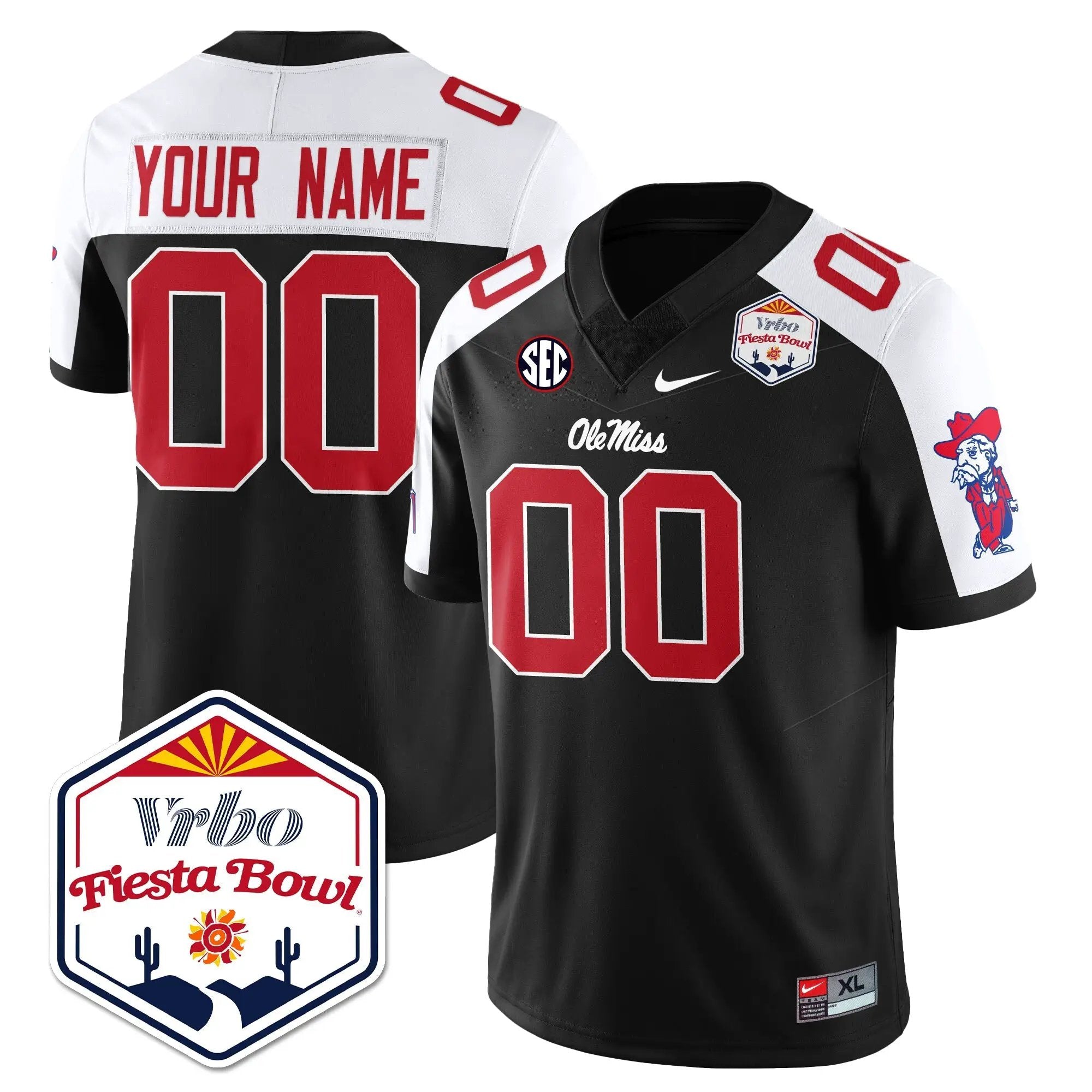 Men Ole Miss Rebels Football Vapor Limited Jersey - Vrbo Fiesta Bowl