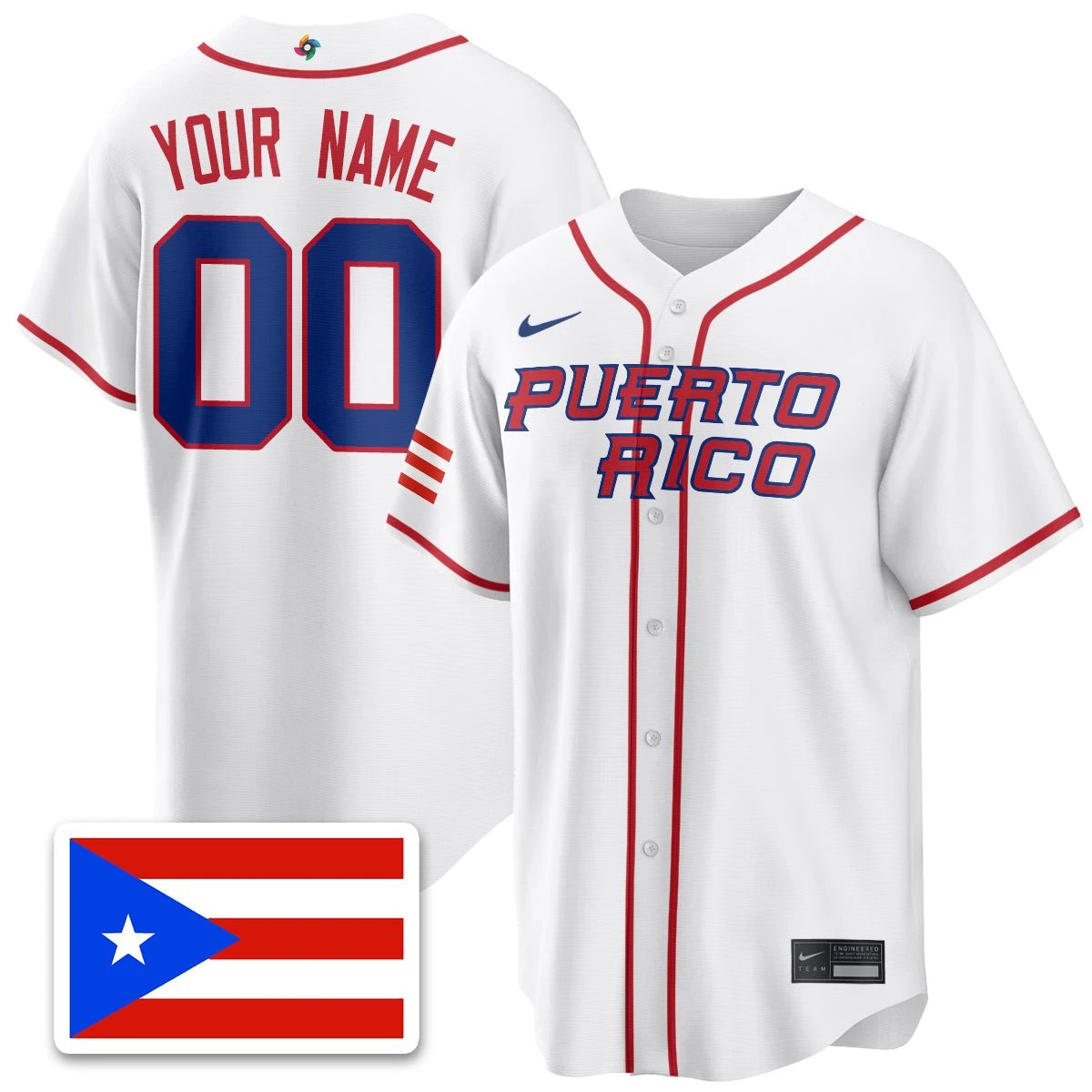 Puerto Rico Baseball 2026 World Baseball Classic Limited Jersey - All Stitched