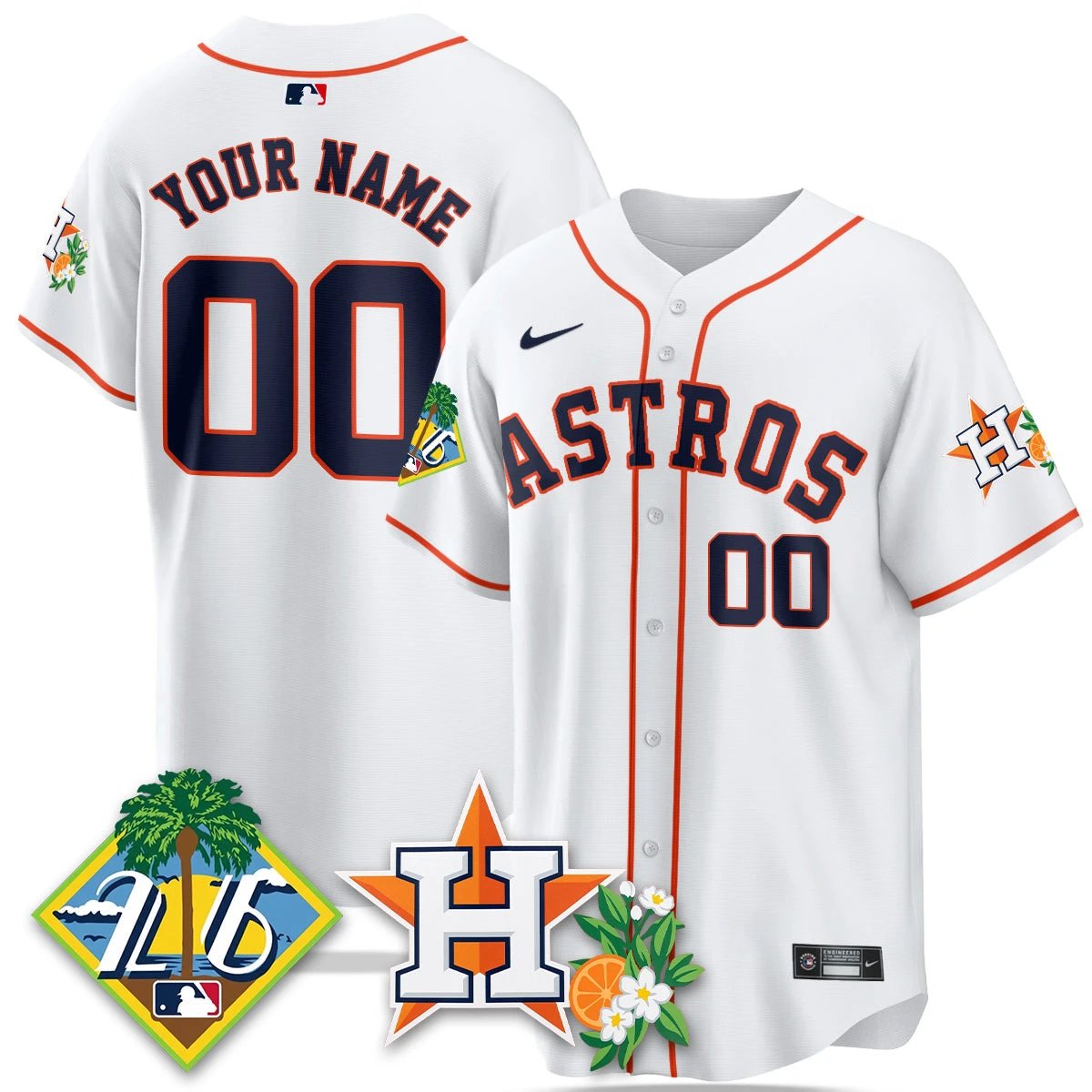 Houston Astros 2026 Spring Training Vapor Limited Custom Jersey - All Stitched