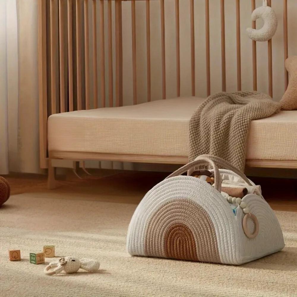 Neutral Tone Baby Storage Organizer