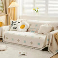 Meringue Chenille Geometry Sofa Cover