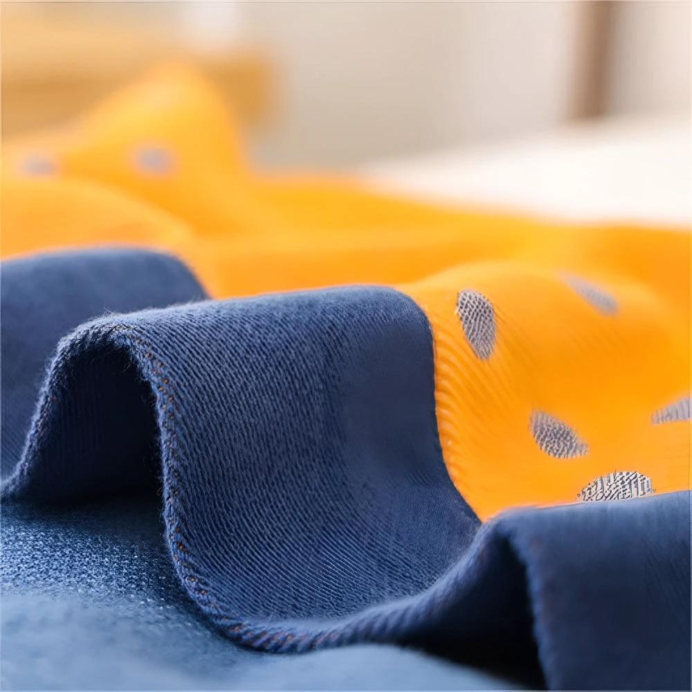 Serene Lily Floral Cotton Blanket