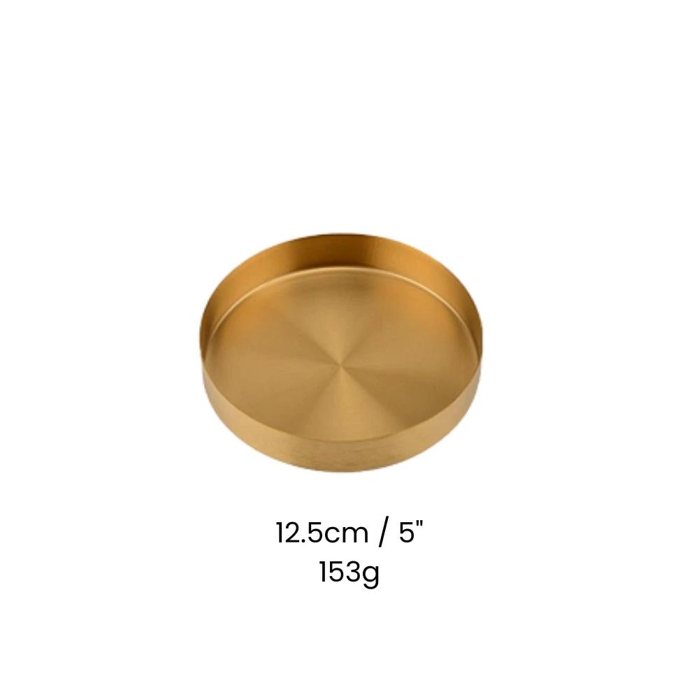 Gold Stainless Steel Tray