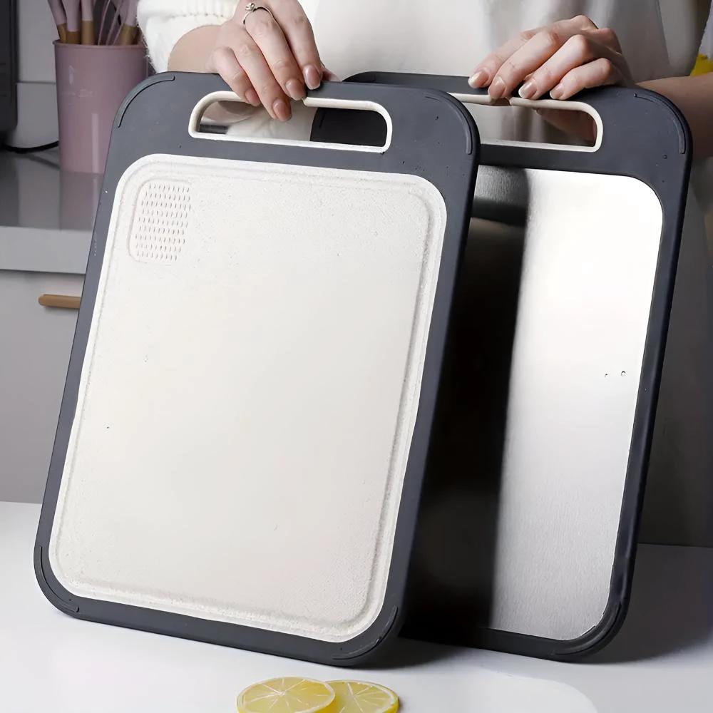 Reversible Stainless Steel Cutting Board