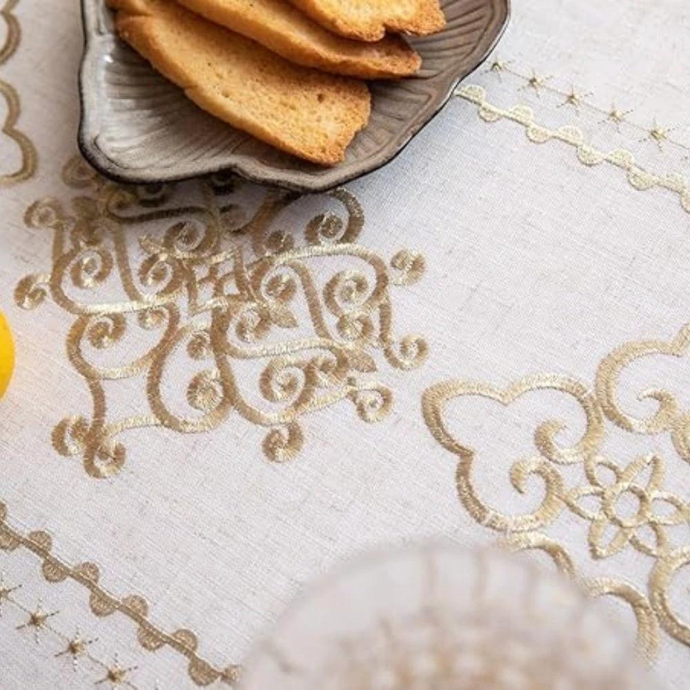 Sorella Luxe Embroidered Tablecloth