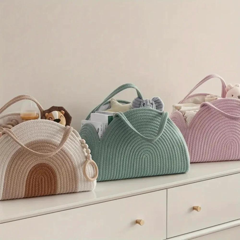 Neutral Tone Baby Storage Organizer