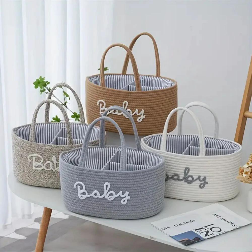 Cotton Rope Baby Caddy Organizer