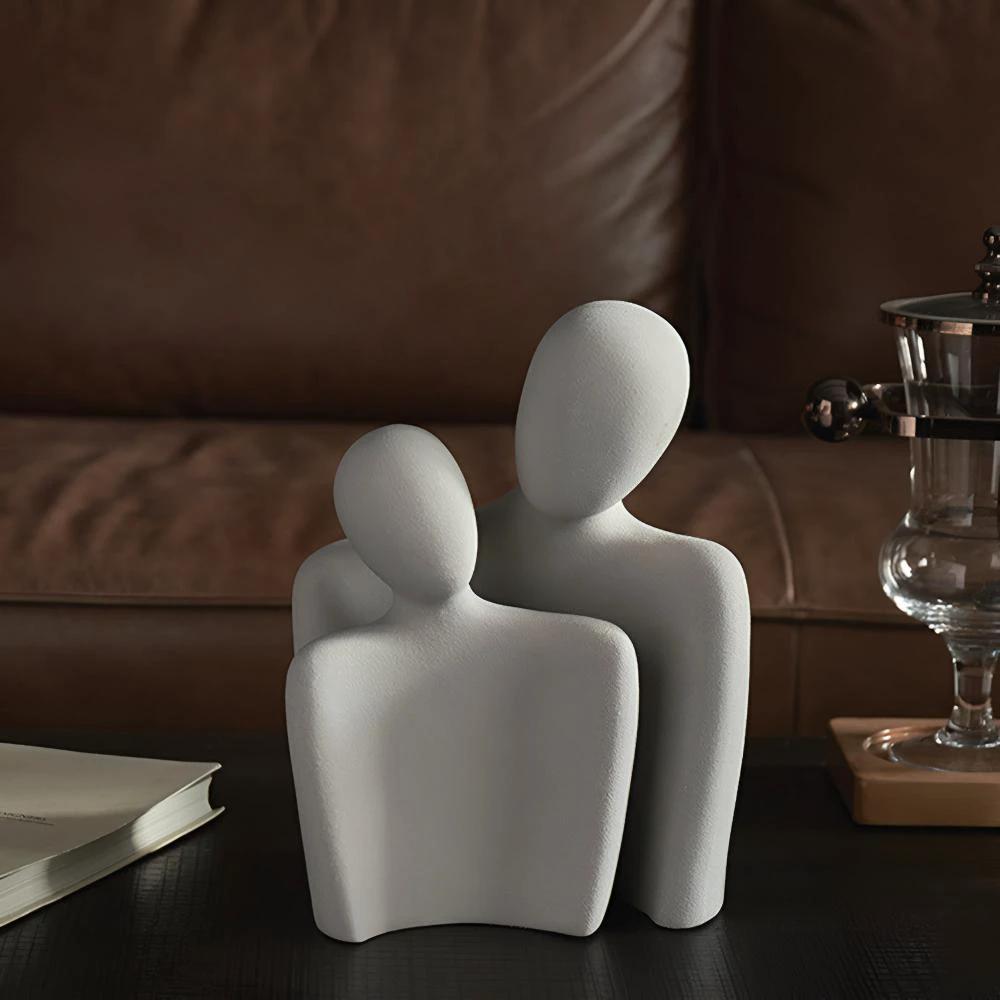 Romantic Couple Ceramic Sculpture