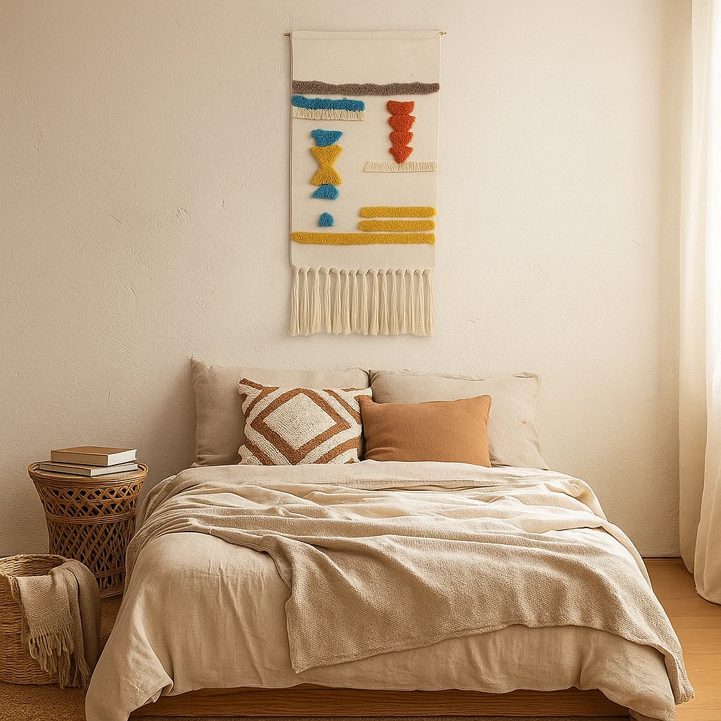 Colorful Fringe Tapestry Decor