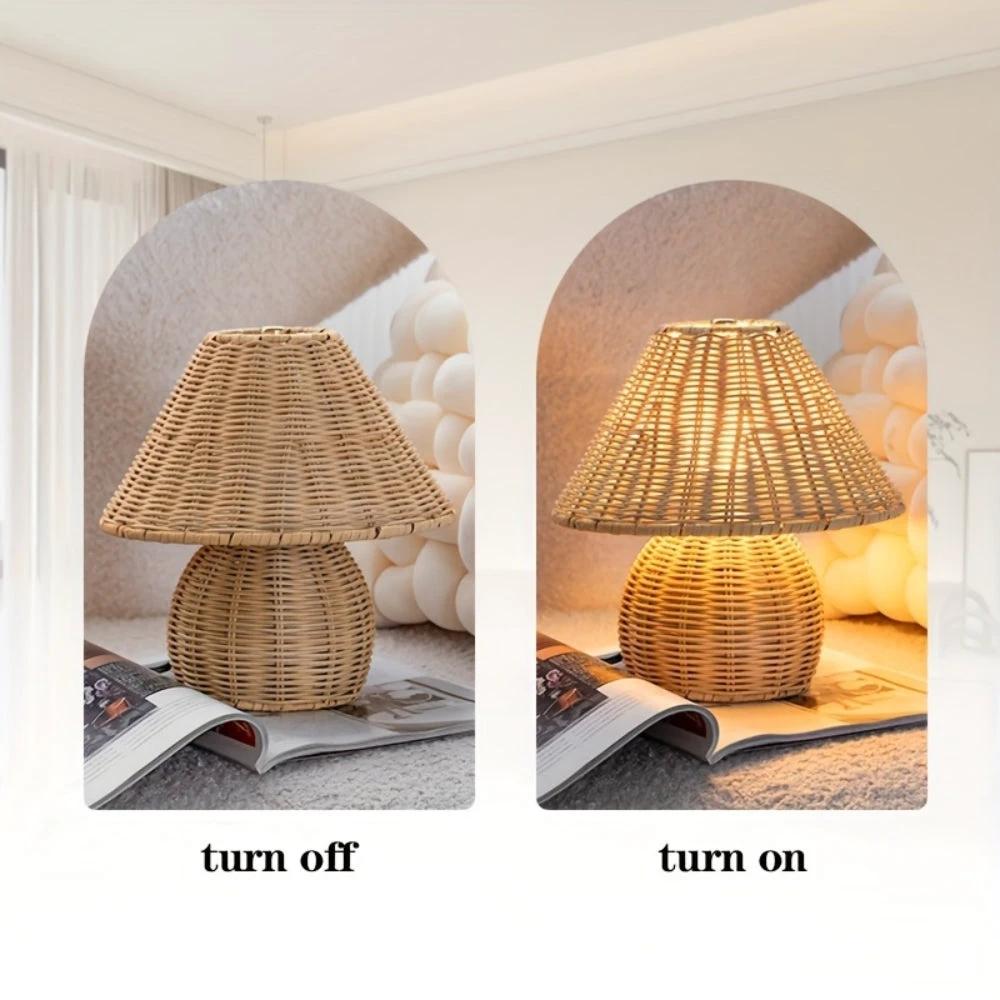 Noya Rattan Table Lamp Home Decor