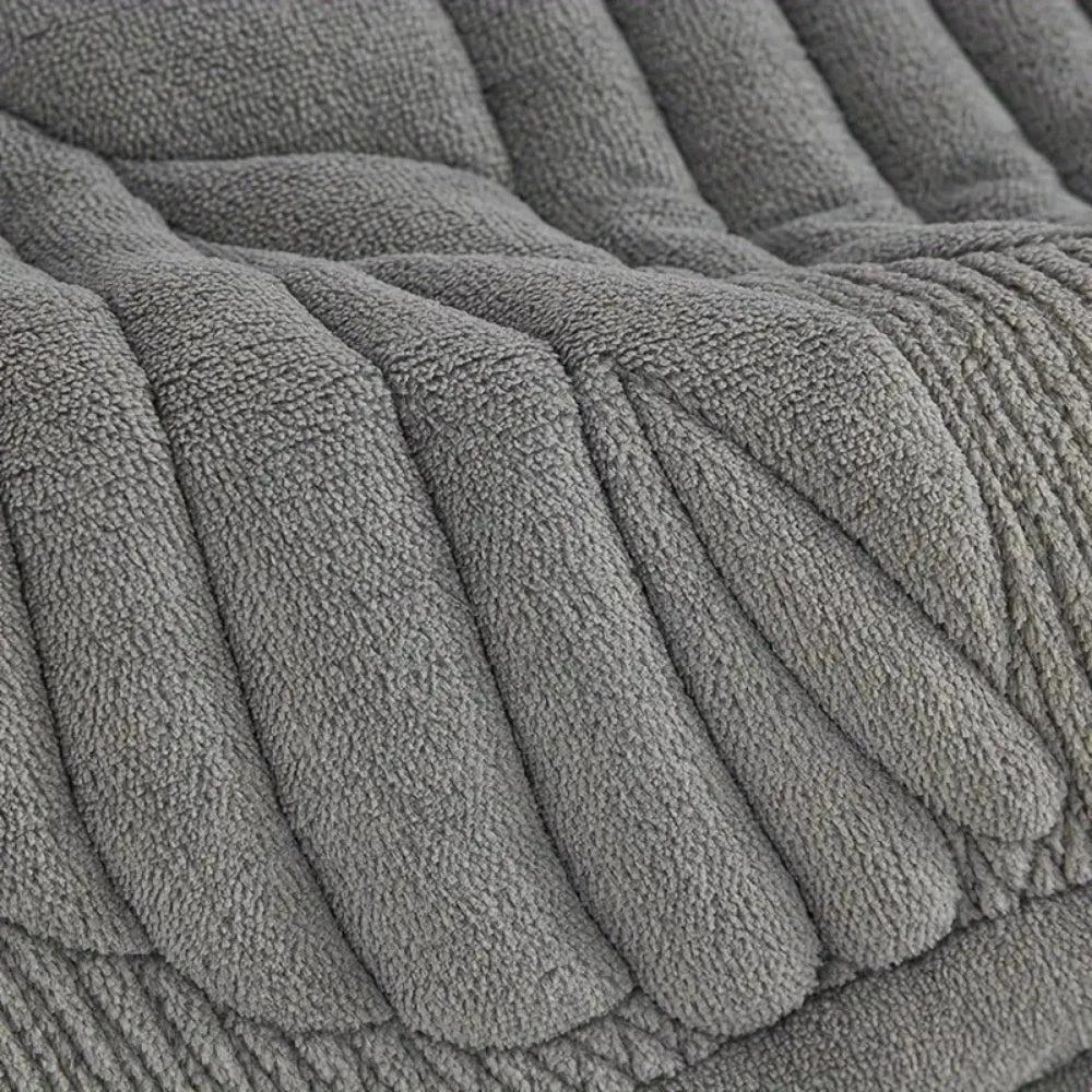 Verdant Leaf Pattern Recliner Cover
