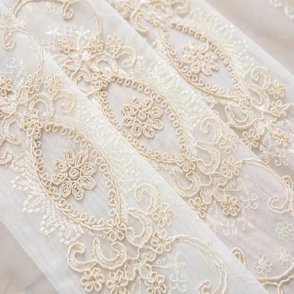 Elyvia Embroidered Classic Sheer Lace Curtain