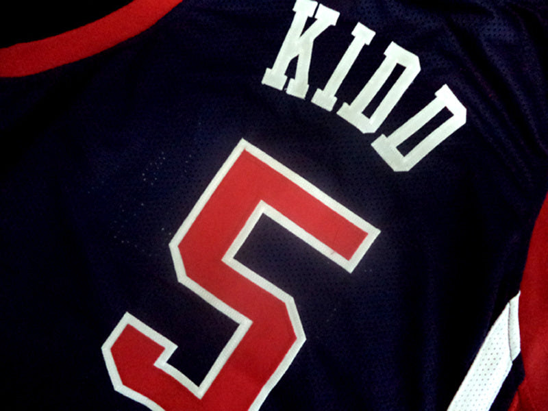 Jason Kidd Jersey #5 Team USA Basketball Navy Blue