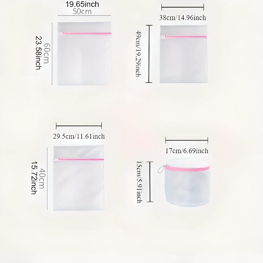 Zipped Mesh Laundry Cubes