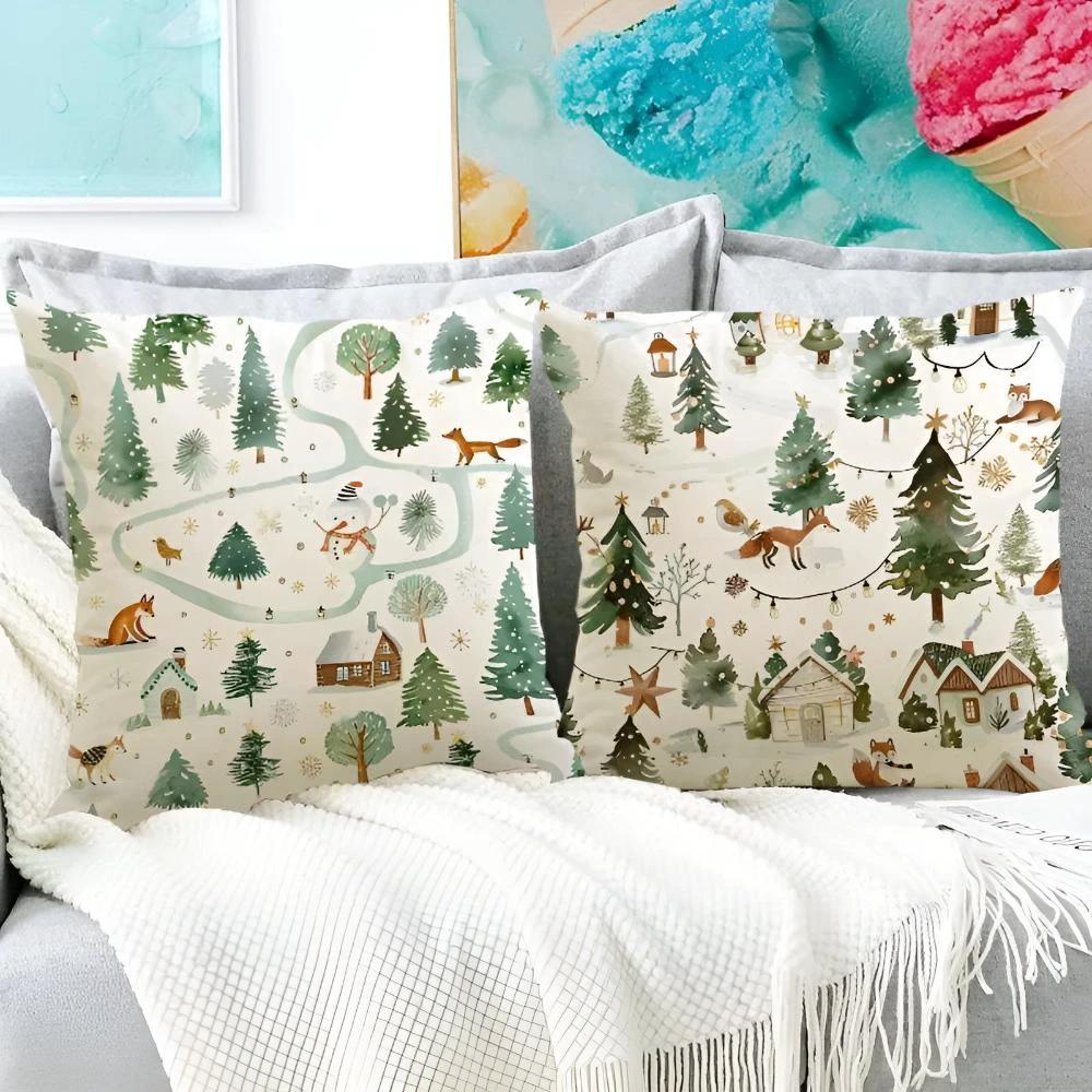 Winter Christmas Cushion Cover