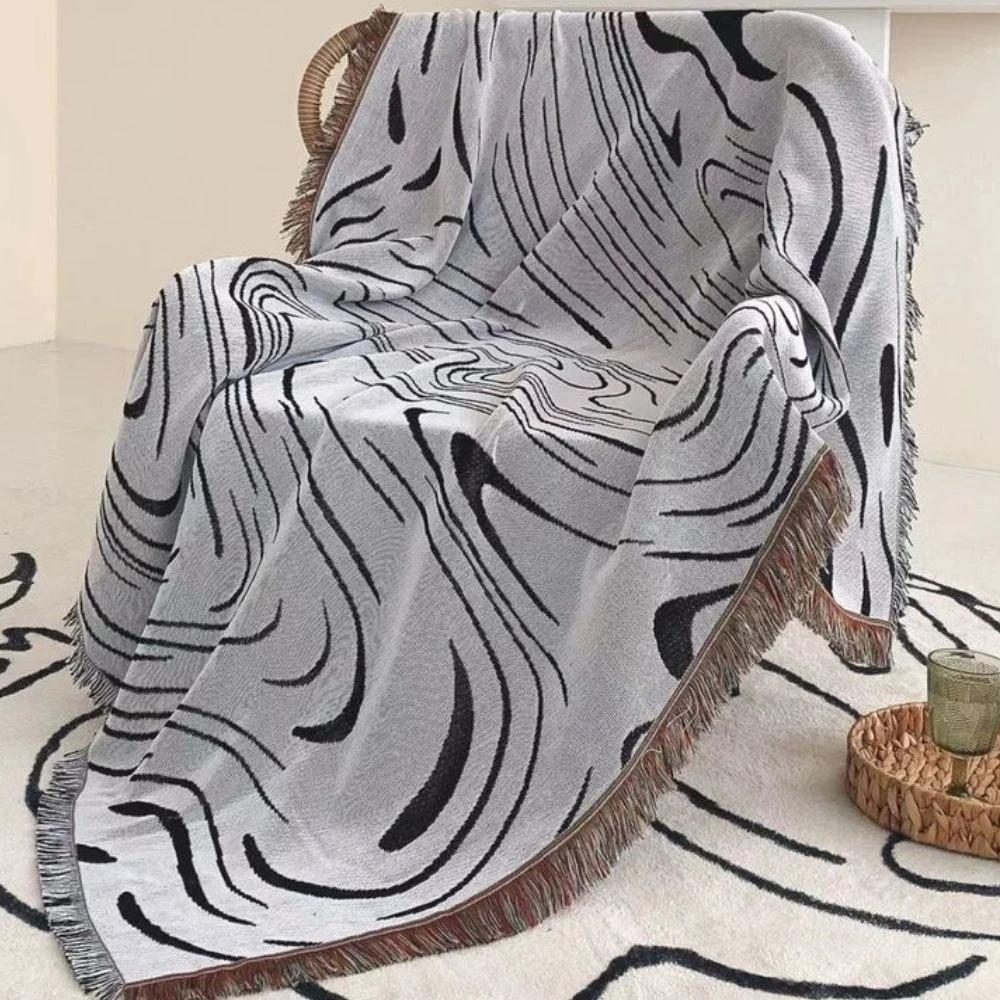 Marble Woven Throw Blanket