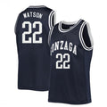 Anton Watson Jersey Gonzaga Bulldogs College Basketball Black #221