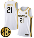 Alex Condon Jersey #21 Florida Gators Swingman Basketball Stitched White