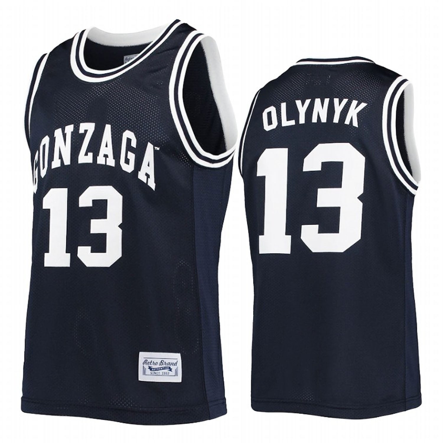 Abe Eagle Jersey Gonzaga Bulldogs College Basketball Black #131