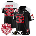 Anthony Thompson Jersey #32 Indiana Hoosiers 2025 National Champions Black Alternate