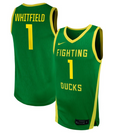Alexis Whitfield Jersey #1 Oregon Ducks NIL Basketball Green
