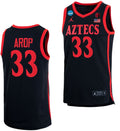 Aguek Arop Jersey San Diego State Aztecs College Basketball 2023 NCAA March Madness Black #33