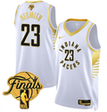 Aaron Nesmith Jersey #23 Indiana Pacers 2025 Finals Swingman Stitched White Gold