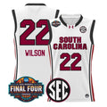 A'ja Wilson Jersey #22 South Carolina 2026 Final Four Stitched White