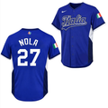 Aaron Nola Jersey #27 Italy Baseball 2026 World Baseball Classic Stitched Royal