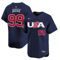 Aaron Judge Jersey #99 Projected Team USA World Baseball Classic 2023 Style 2026 Roster