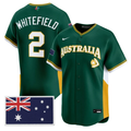 Aaron Whitefield Jersey #2 Team Australia 2026 World Baseball Stitched