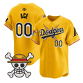 Ace Jersey #00 Dodgers One Piece Mamba Premier Stitched