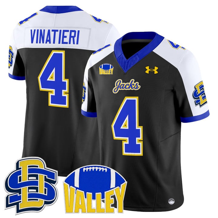 Adam Vinatieri Jersey #4 South Dakota State Jackrabbits 2025 Stitched