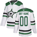 Adidas Dallas Stars Away NHL White Customized Jersey Stitched