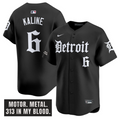 Al Kaline Jersey #6 Detroit Tigers Motor Gothic Edition Vapor Limited Stitched