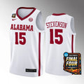 Alabama Crimson Tide #15 Jarin Stevenson Jersey 2024 NCAA March Madness Final Four