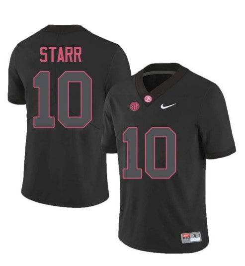 Alabama Crimson Tide #10 Bart Starr Football Jersey Stitched