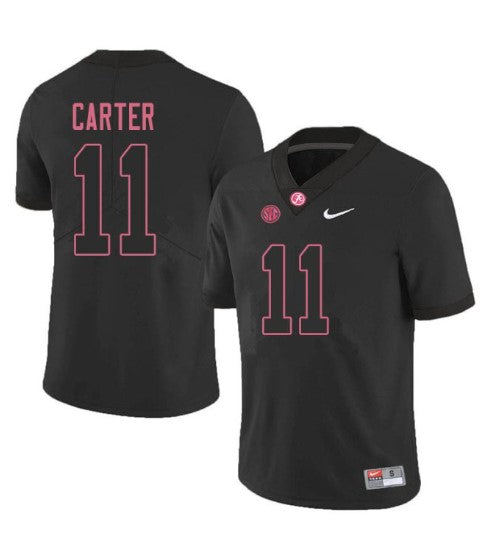 Alabama Crimson Tide #11 Scooby Carter Football Jersey Stitched