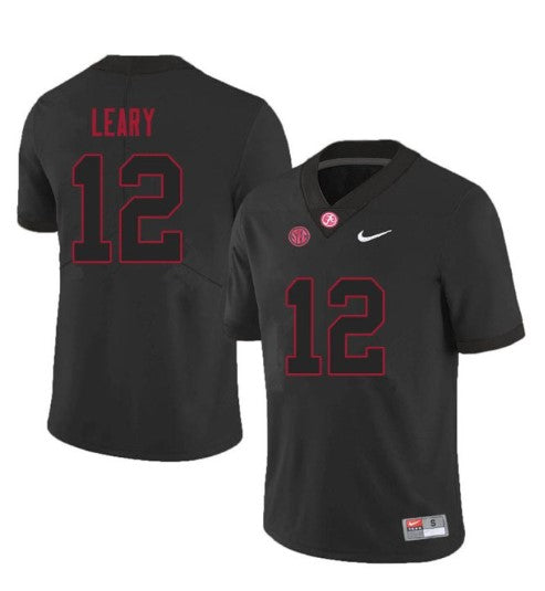 Alabama Crimson Tide #12 Christian Leary Football Jersey Stitched