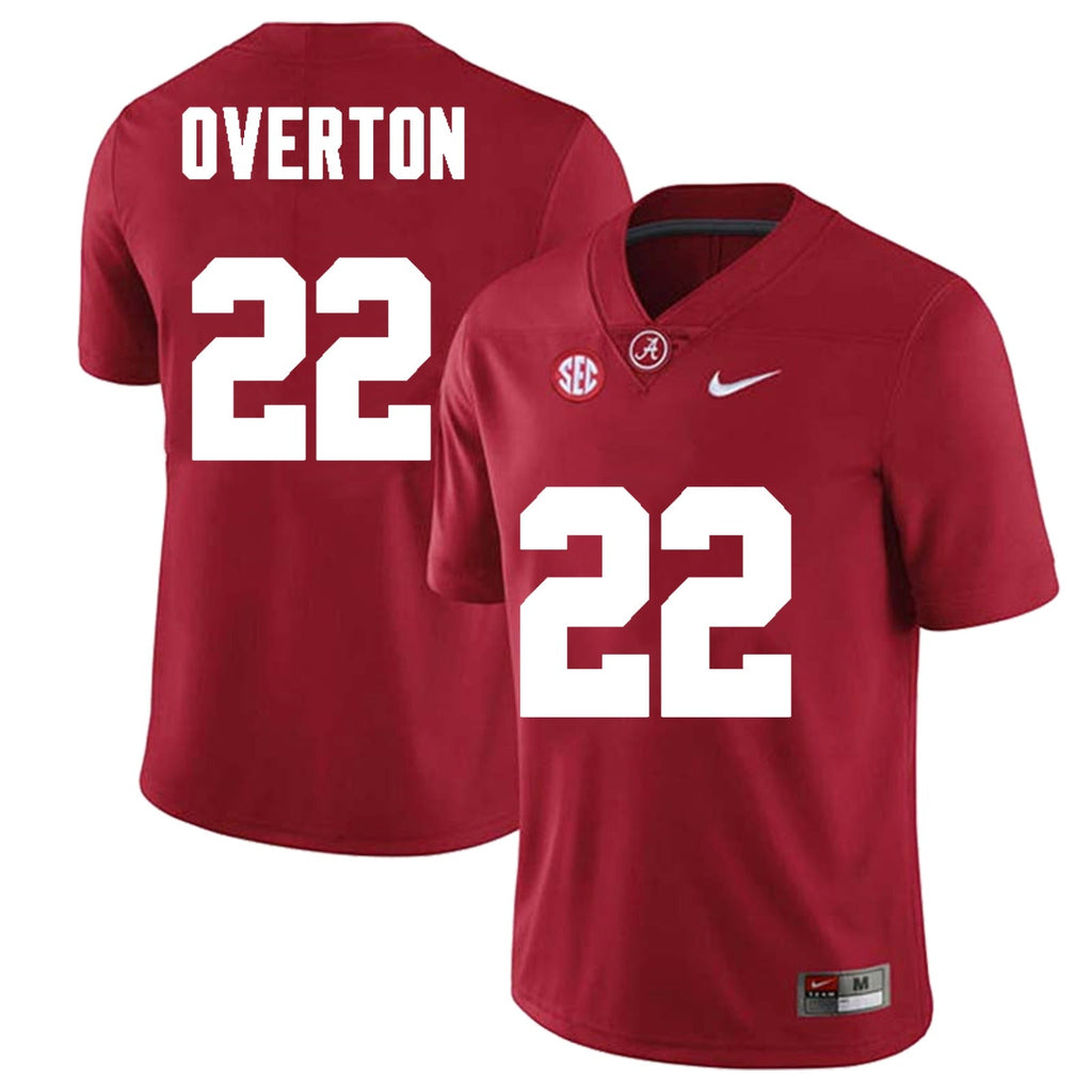 Alabama Crimson Tide #22 LT Overton Football Jersey Stitched