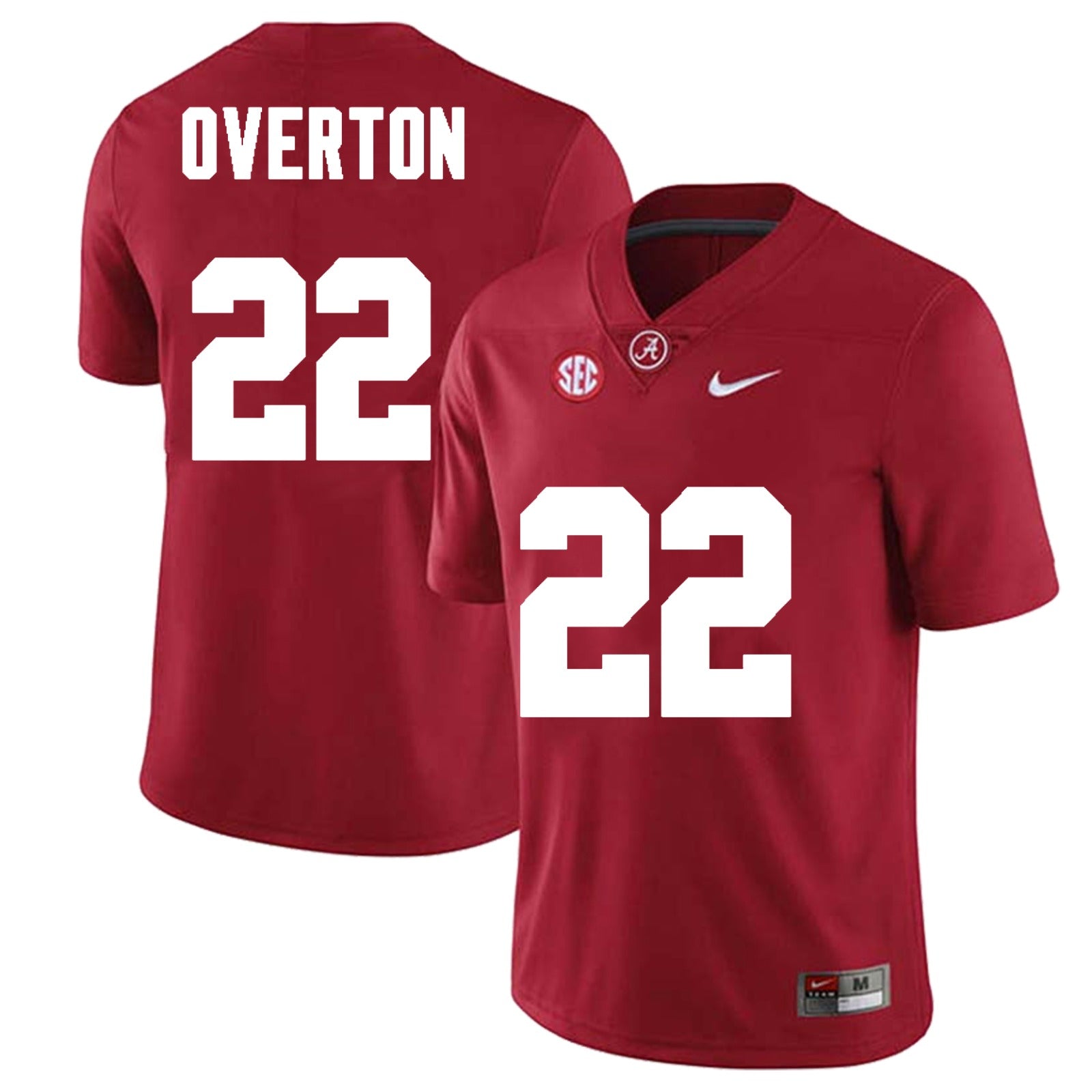Alabama Crimson Tide #22 LT Overton Football Jersey Stitched