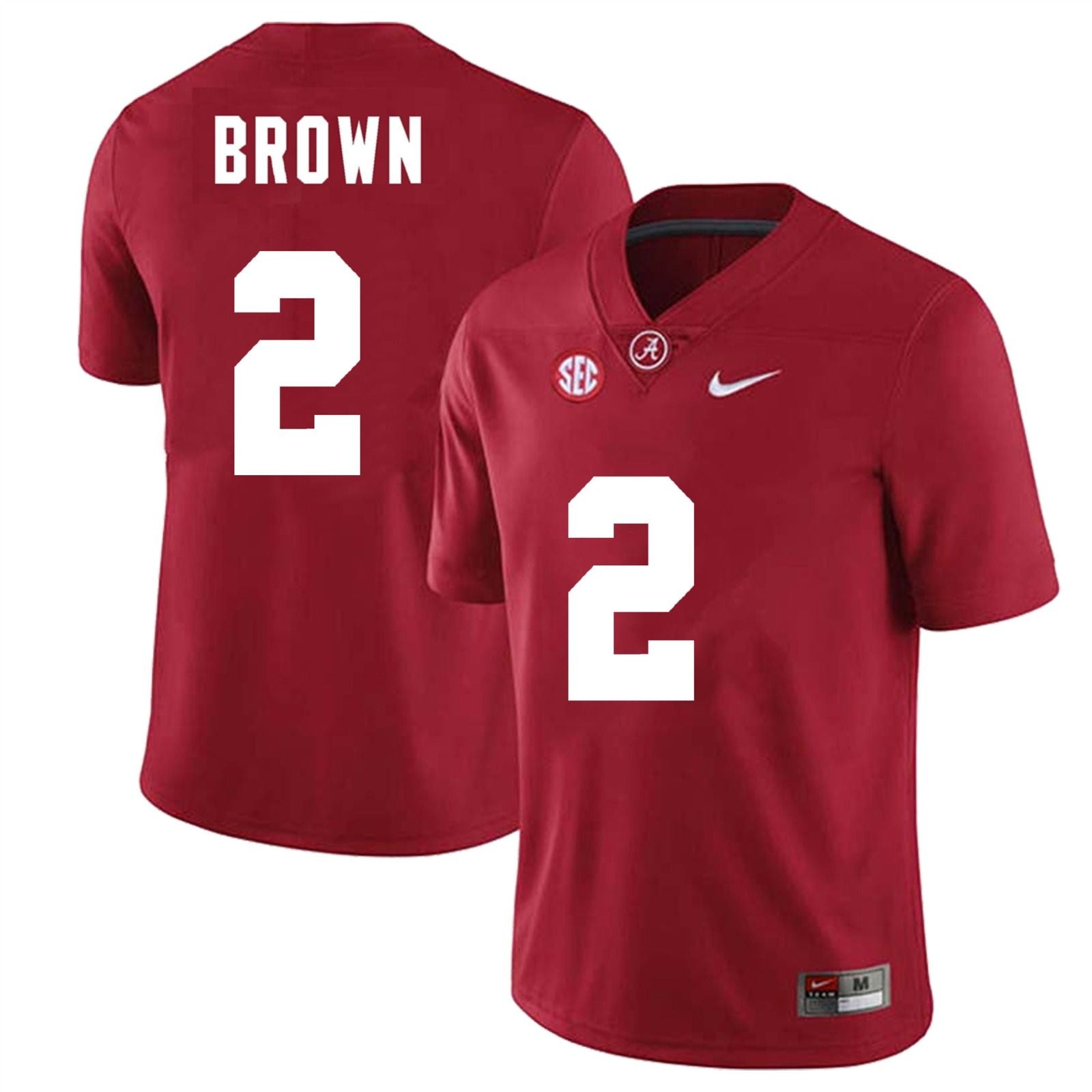 Alabama Crimson Tide #2 Zabien Brown Football Jersey Stitched