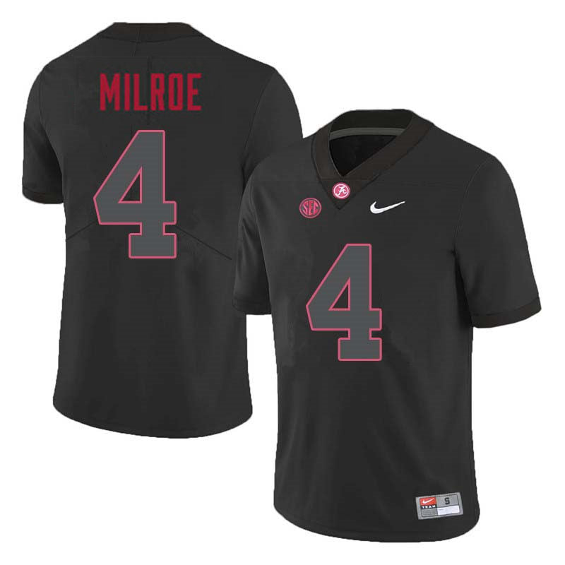Alabama Crimson Tide #4 Jalen Milroe Football Jersey Stitched