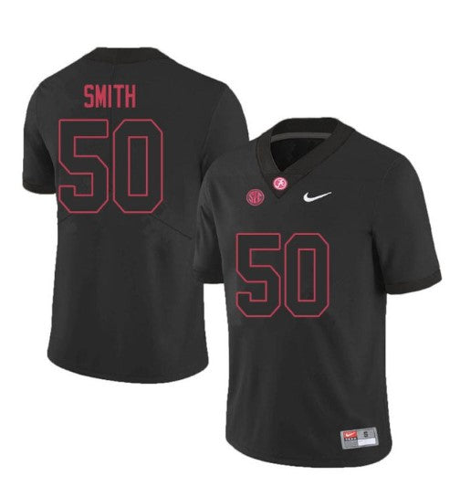 Alabama Crimson Tide #50 Tim Smith Football Jersey Stitched