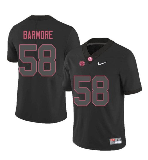 Alabama Crimson Tide #58 Christian Barmore Football Jersey Stitched
