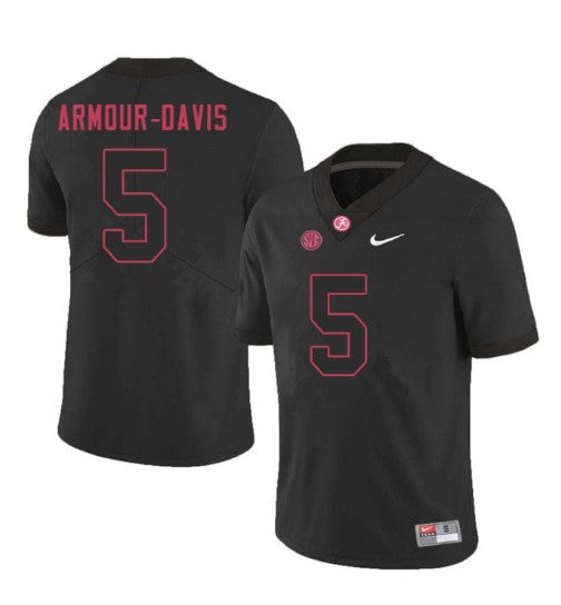 Alabama Crimson Tide #5 Jalyn Armour-Davis Football Jersey Stitched