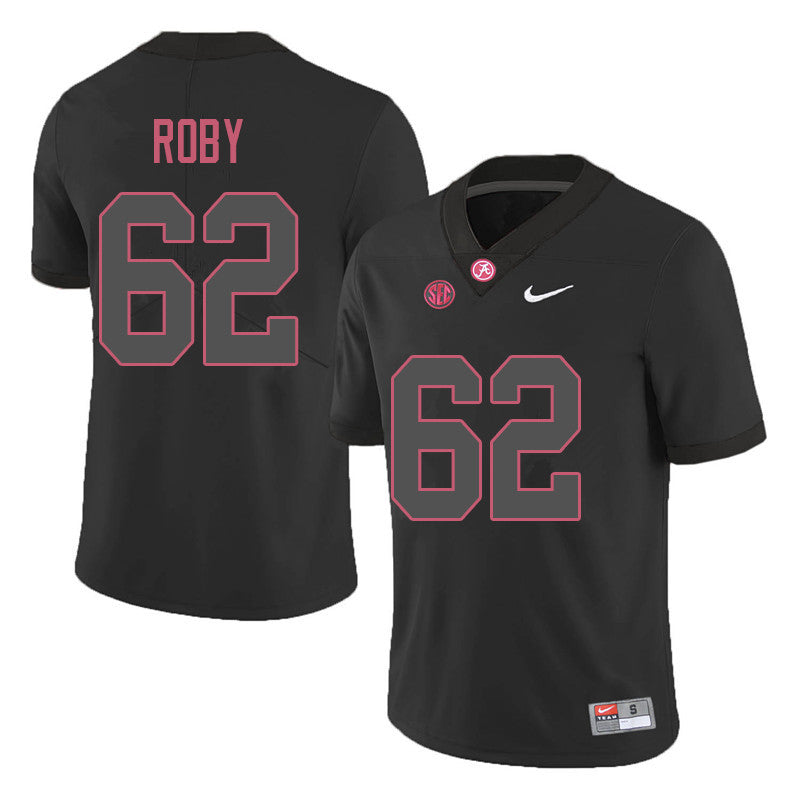 Alabama Crimson Tide #62 Jackson Roby Football Jersey Stitched