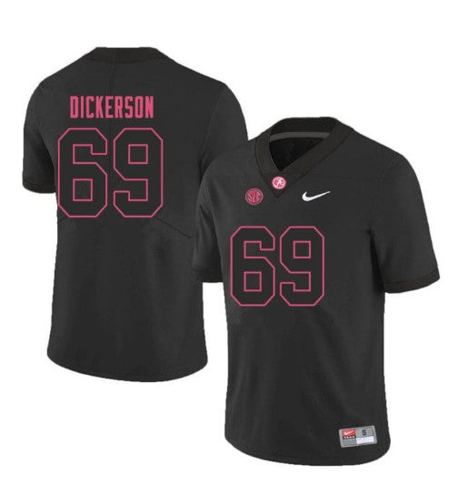 Alabama Crimson Tide #69 Landon Dickerson Football Jersey Stitched