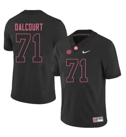 Alabama Crimson Tide #71 Darrian Dalcourt Football Jersey Stitched